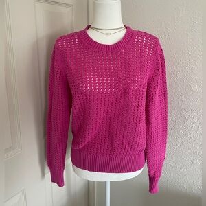 GAP Women's Fuchsia Crew Neck Sweater